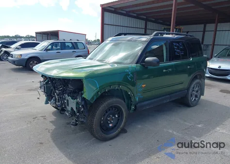 2023 Ford Bronco Sport Badlands из США, поврежденный, VIN 3FMCR9D90PRE05555